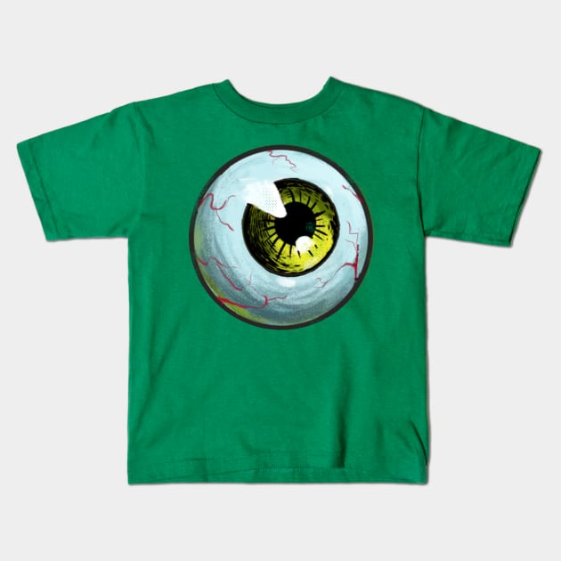 Eyeball Kids T-Shirt by pastanaut